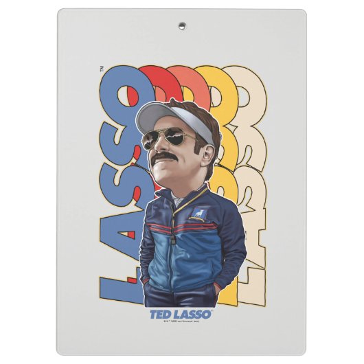 Ted Lasso | Lasso Bobblehead Klembord (Achterkant)