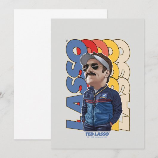 Ted Lasso | Lasso Bobblehead Notitiekaartje (Voorkant / Achterkant)