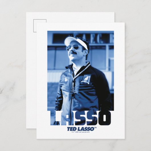 Ted Lasso | Lasso Photo Portrait Graphic Briefkaart (Voorkant / Achterkant)