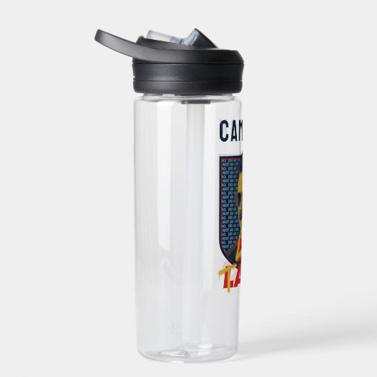 Ted Lasso | Led Tasso Badge | Jouw namen toevoegen Waterfles (Rechts)