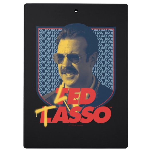 Ted Lasso | Led Tasso Badge Klembord (Achterkant)