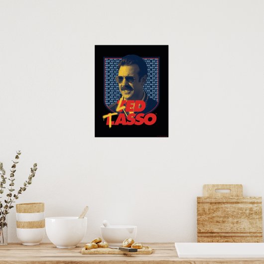 Ted Lasso | Led Tasso Badge Poster (Keuken)