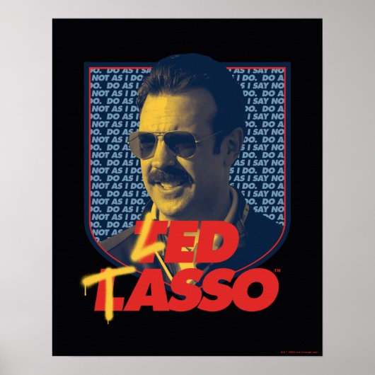 Ted Lasso | Led Tasso Badge Poster (Voorkant)