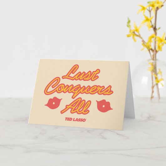 Ted Lasso | Lust Verkoopt Alle Kaart (Gele Bloem)