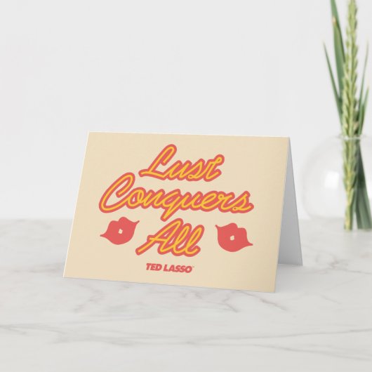Ted Lasso | Lust Verkoopt Alle Kaart (Voorkant)
