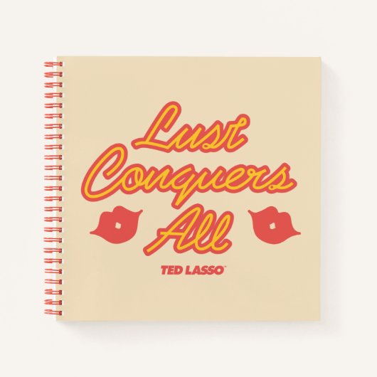 Ted Lasso | Lust Verkoopt Alle Notitieboek (Voorkant)