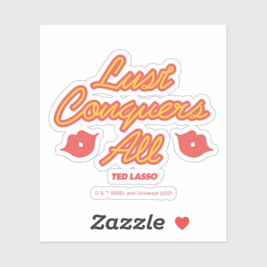 Ted Lasso | Lust Verkoopt Alle Sticker (Vel)