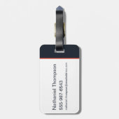 Ted Lasso | Patroon voor theedia en biscuit Bagagelabel (Achterkant verticaal)