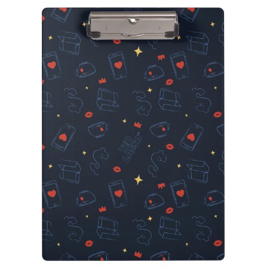 Ted Lasso | Patroon voor theedia en biscuit Klembord (Voorkant)