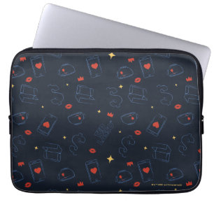 Ted Lasso   Patroon voor theedia en biscuit Laptop Sleeve