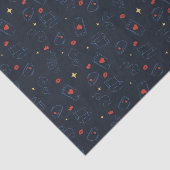 Ted Lasso | Patroon voor theedia en biscuit Tissuepapier (Detail)