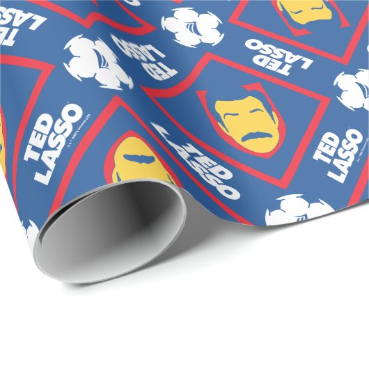 Ted Lasso Pattern Cadeaupapier (Rol Hoek)