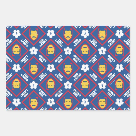 Ted Lasso Pattern Inpakpapier Vel (Voorkant)
