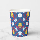 Ted Lasso Pattern Papieren Bekers (Links)