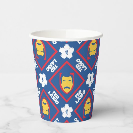 Ted Lasso Pattern Papieren Bekers (Links)