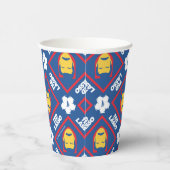 Ted Lasso Pattern Papieren Bekers (Rechts)