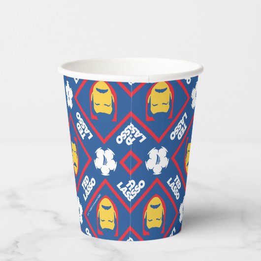 Ted Lasso Pattern Papieren Bekers (Rechts)