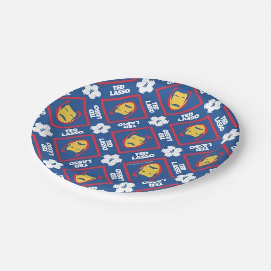 Ted Lasso Pattern Papieren Bordje (Gekanteld)
