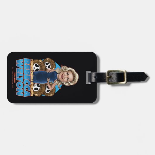 Ted Lasso | Rebecca Welton Bobblehead Bagagelabel (Voorkant horizontaal)