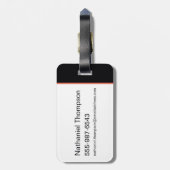 Ted Lasso | Rebecca Welton Bobblehead Bagagelabel (Achterkant verticaal)