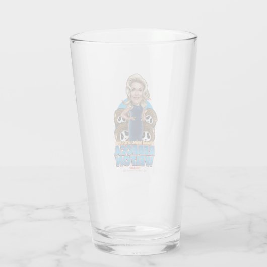 Ted Lasso | Rebecca Welton Bobblehead Glas (Achterkant)