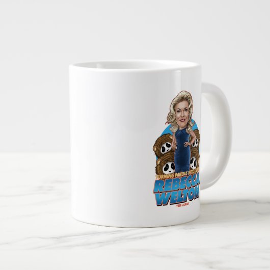 Ted Lasso | Rebecca Welton Bobblehead Grote Koffiekop (Voorkant rechts)