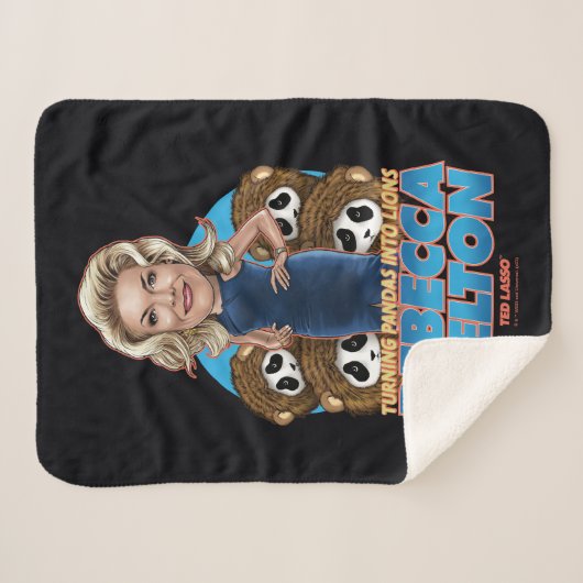 Ted Lasso | Rebecca Welton Bobblehead Sherpa Deken (Voorkant (horizontaal))