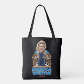 Ted Lasso | Rebecca Welton Bobblehead Tote Bag (Achterkant)