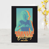 Ted Lasso | Rebecca Welton Boss Lady Graphic Kaart (Gele Bloem)