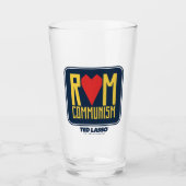 Ted Lasso | Rom Communism Graphic Glas (Voorkant)