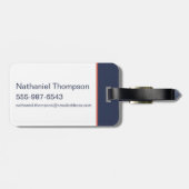 Ted Lasso | Roy Kent Bobblehead Bagagelabel (Achterkant horizontaal)