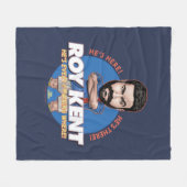 Ted Lasso | Roy Kent Bobblehead Fleece Deken (Voorkant (Horizontaal))