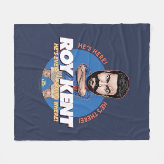 Ted Lasso | Roy Kent Bobblehead Fleece Deken (Voorkant (Horizontaal))