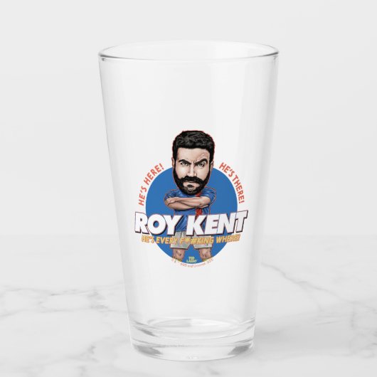Ted Lasso | Roy Kent Bobblehead Glas (Voorkant)