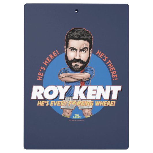 Ted Lasso | Roy Kent Bobblehead Klembord (Achterkant)