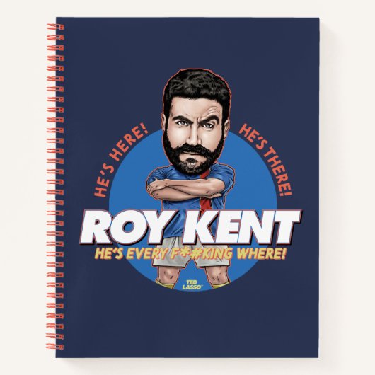 Ted Lasso | Roy Kent Bobblehead Notitieboek (Voorkant)