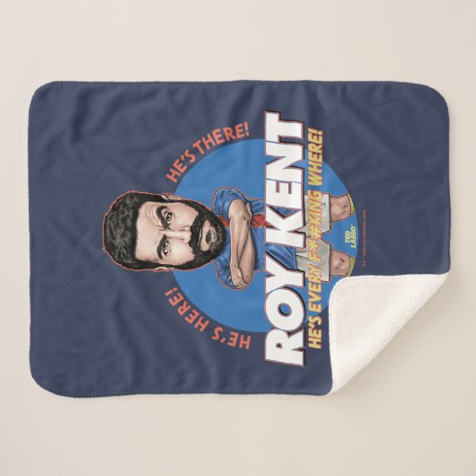 Ted Lasso | Roy Kent Bobblehead Sherpa Deken (Voorkant (horizontaal))