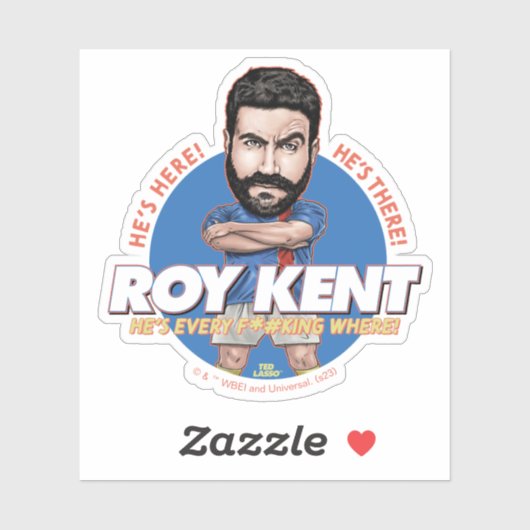 Ted Lasso | Roy Kent Bobblehead Sticker (Vel)