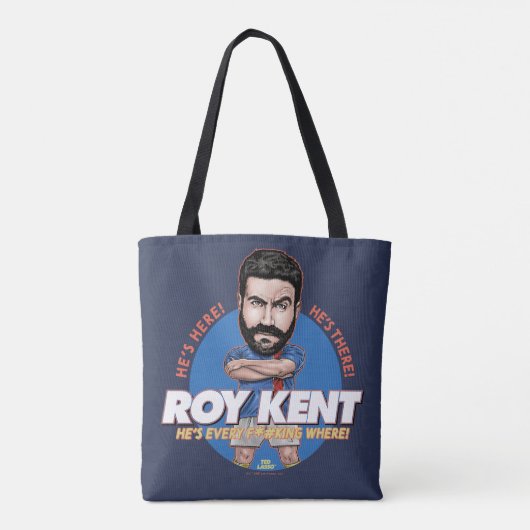 Ted Lasso | Roy Kent Bobblehead Tote Bag (Achterkant)