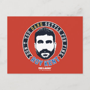 Ted Lasso   Roy Kent Don Dare Settle Briefkaart