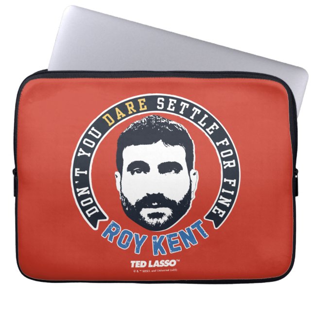Ted Lasso | Roy Kent Don Dare Settle Laptop Sleeve (Voorkant)