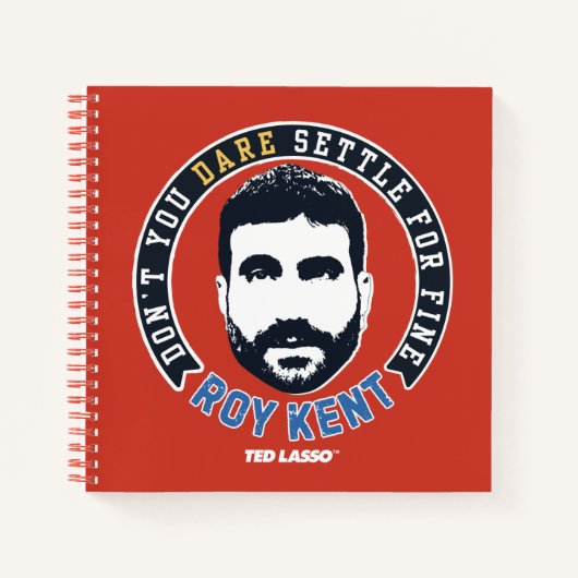 Ted Lasso | Roy Kent Don Dare Settle Notitieboek (Voorkant)