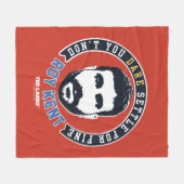 Ted Lasso | Roy Kent Don't You Dare Settle Fleece Deken (Voorkant (Horizontaal))