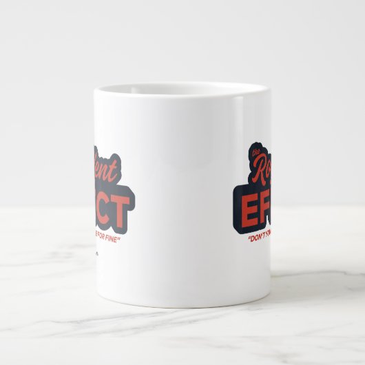 Ted Lasso | Roy Kent Effect Typografie Grafisch Grote Koffiekop (Voorkant)