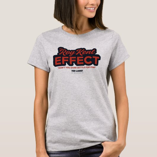 Ted Lasso | Roy Kent Effect Typografie Grafisch T-shirt (Voorkant)