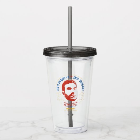 Ted Lasso | Roy Kent Hij is alles — waar Acryl Drinkbeker (Voorkant)