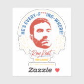 Ted Lasso | Roy Kent Hij is alles — waar Sticker (Vel)