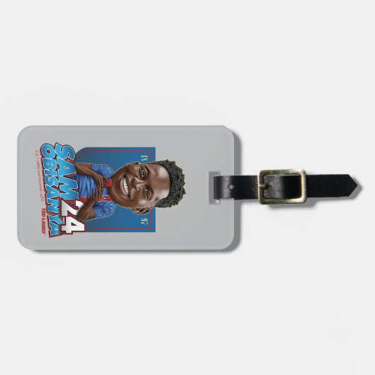 Ted Lasso | Sam Obisanya Bobblehead Bagagelabel (Voorkant horizontaal)