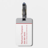 Ted Lasso | Sam Obisanya Bobblehead Bagagelabel (Achterkant verticaal)