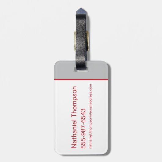 Ted Lasso | Sam Obisanya Bobblehead Bagagelabel (Achterkant verticaal)